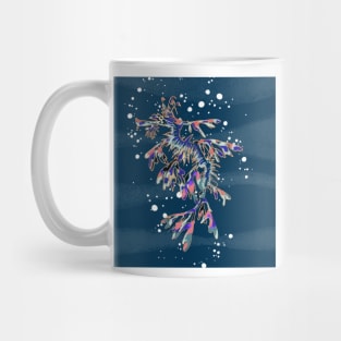 Leafy Sea Dragon Pattern Base Mug